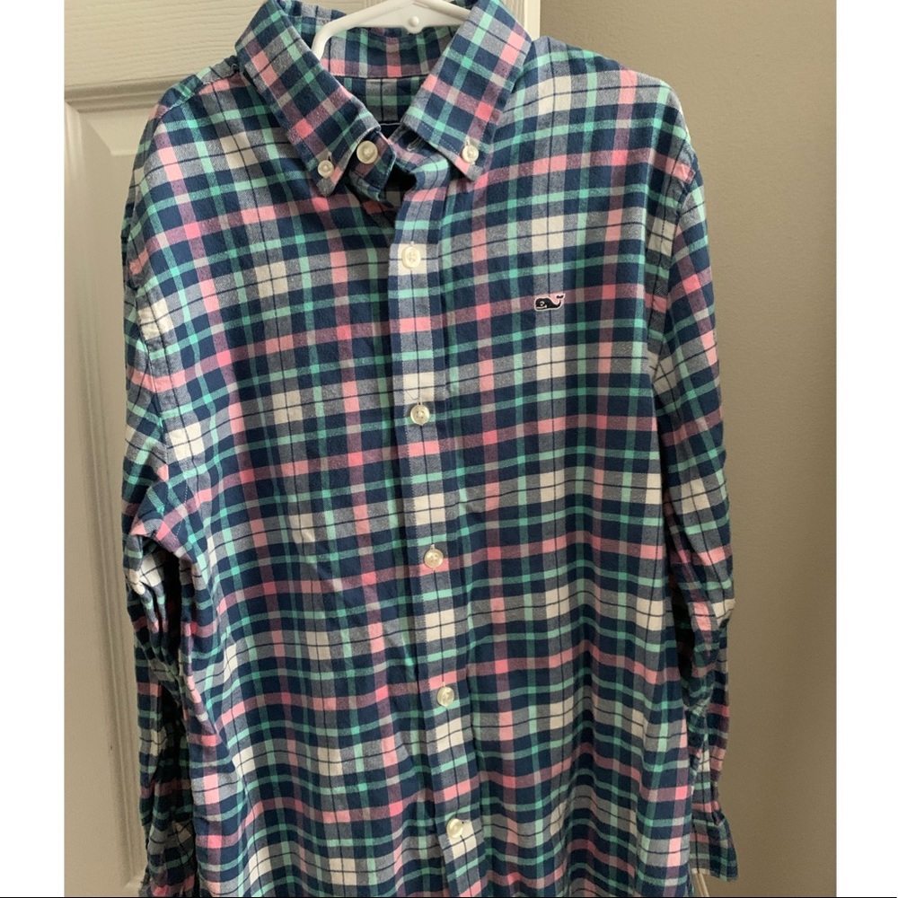 Boy’s Vineyard Vines Plaid Flannel Button Down